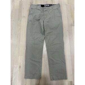DIXXON FLANNEL COMPANY Beige D-Flexx Chinos Cotton Blend Sz 36